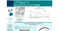 Desktop Screenshot of cssurgical.com
