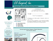 Tablet Screenshot of cssurgical.com